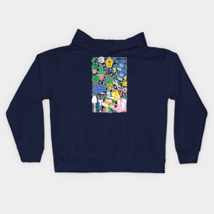 Garden Girl Getup Kids Hoodie